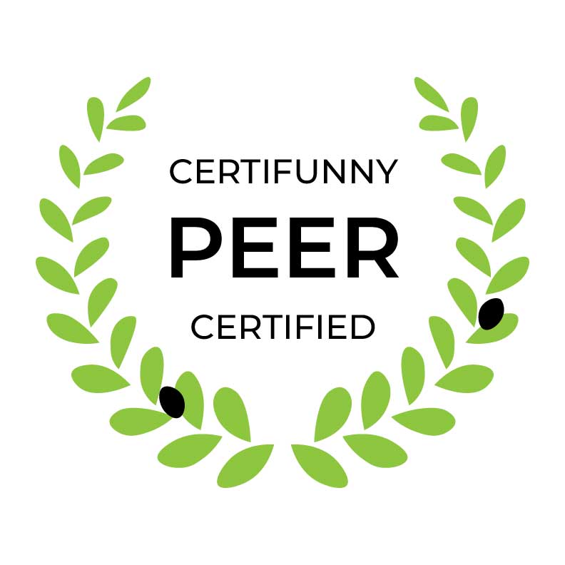 Peer certificate badge